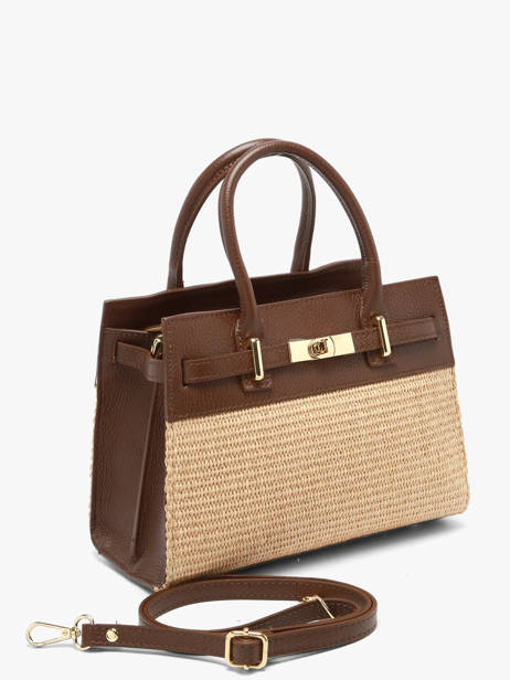 Satchel Capri Milano Brown capri CP23114 other view 1