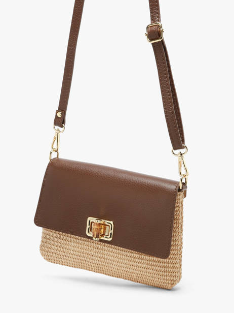 Sac Bandoulière Capri Milano Marron capri CP25111 vue secondaire 2