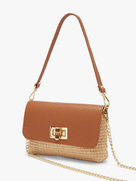 Sac Bandoulière Capri Milano Marron capri CP25112 vue secondaire 1