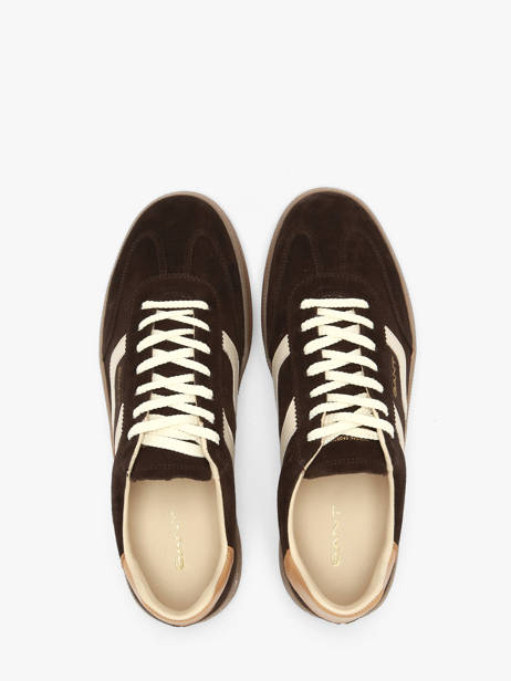 Sneakers In Leather Gant Brown men CUZIMG46 other view 3