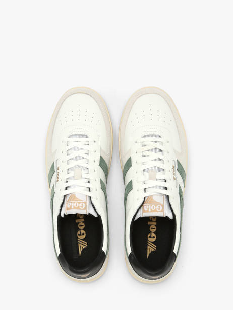 Sneakers In Leather Gola White men CMB336IN other view 3