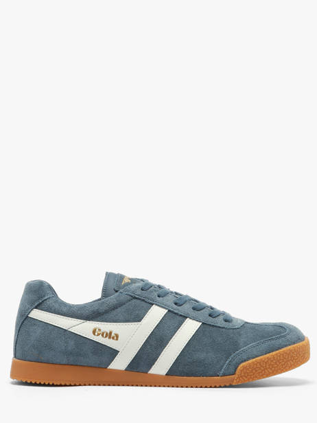 Sneakers In Leather Gola Blue men CMA192HW