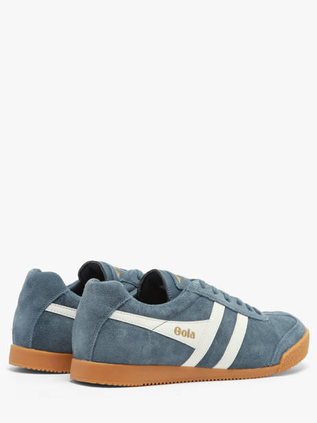 Sneakers In Leather Gola Blue men CMA192HW other view 2