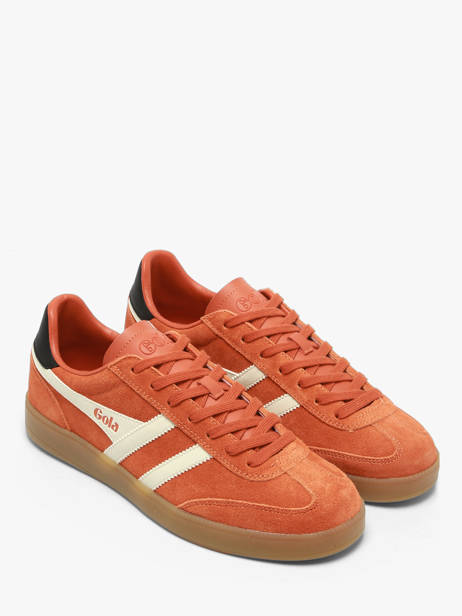 Sneakers In Leather Gola Orange men CMB735UH other view 1