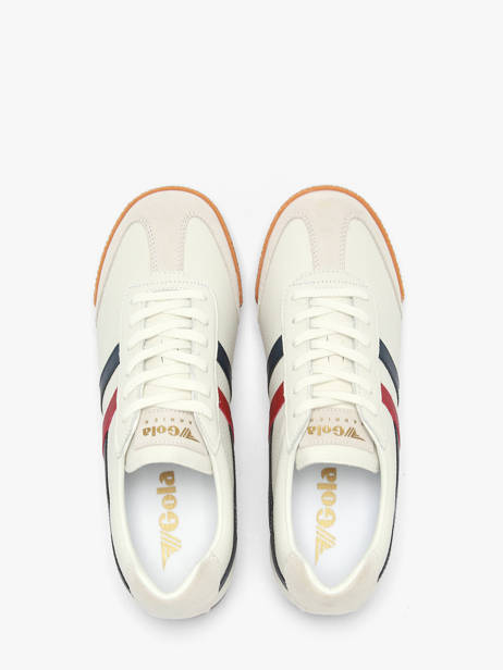 Sneakers In Leather Gola White men CMB426XE other view 3