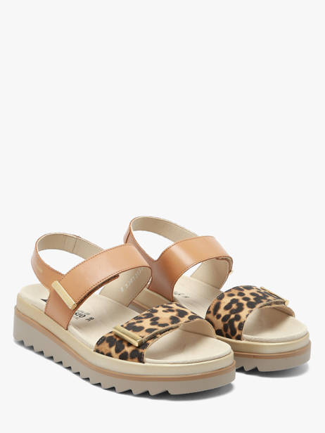 Sandals In Leather Mephisto Brown accessoires P5148854 other view 1