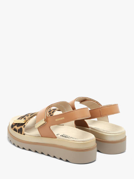 Sandals In Leather Mephisto Brown accessoires P5148854 other view 2