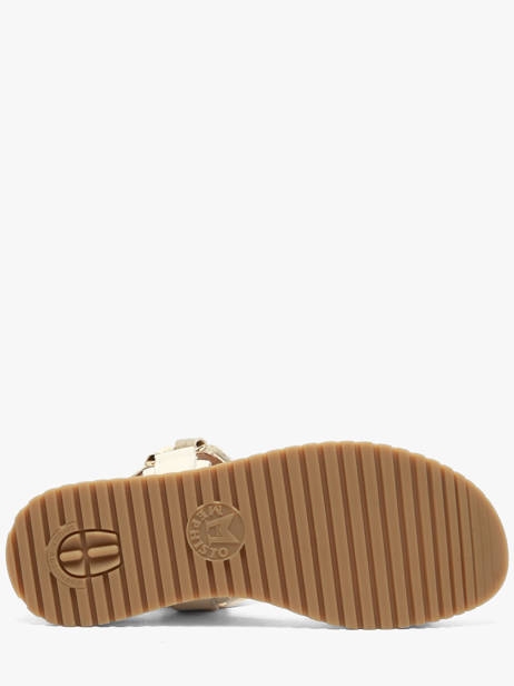 Sandals In Leather Mephisto Gold accessoires P5148859 other view 4