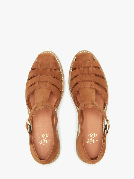 Sandals In Leather We do Brown accessoires 45255A13 other view 3