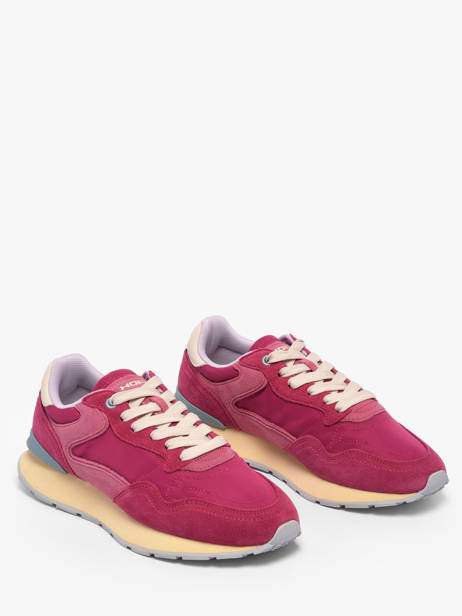 Sneakers In Leather Hoff Pink women 12602010 other view 2