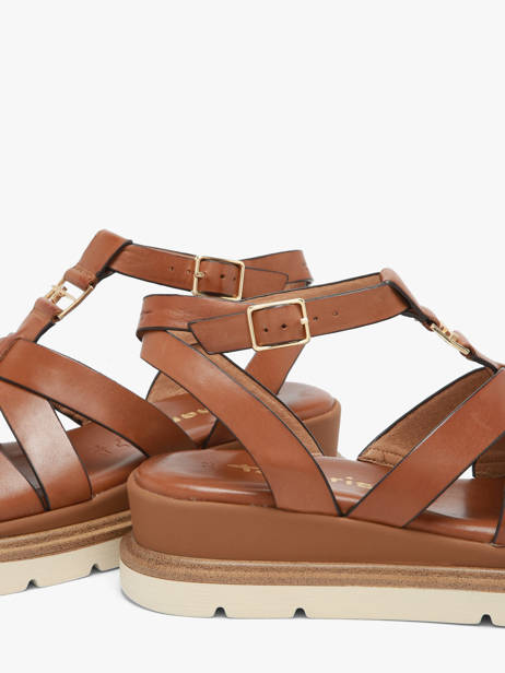 Sandals In Leather Tamaris Brown accessoires 46 other view 2