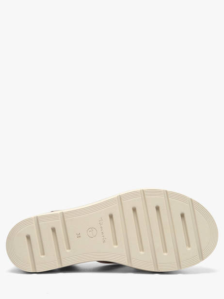 Sandals In Leather Tamaris Brown accessoires 46 other view 4