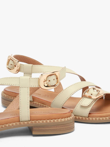 Sandals In Leather Tamaris Beige accessoires 46 other view 2