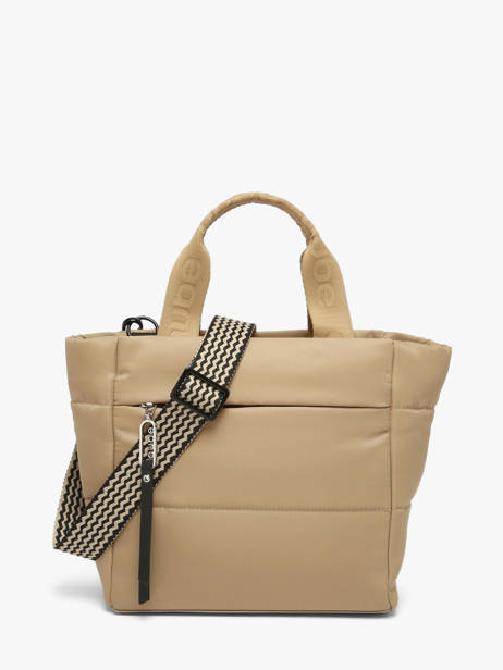 Sac Porté Main Et Bandoulière Cumulus Nylon Recyclé Aube Beige cumulus 101CS04