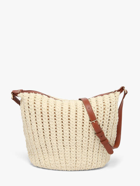 Sac Bandoulière Tresse Coton Lancaster Beige tresse coton 69 vue secondaire 4