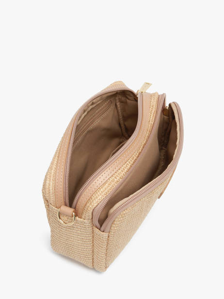 Sac Bandoulière Mini Osier Italie Lancaster Beige mini osier italie 71 vue secondaire 2