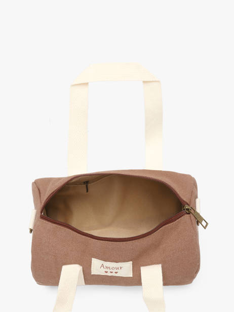 Crossbody Bag Amour Toile Cotton Miniprix Brown amour toile 8084 other view 2