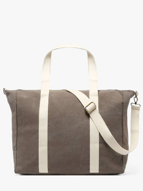 A4 Size Shoulder Bag Amour Toile Cotton Miniprix Gray amour toile 8087 other view 3