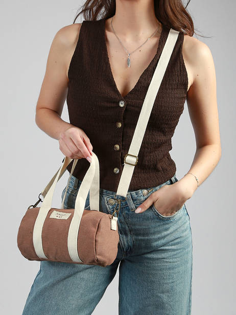 Crossbody Bag Amour Toile Cotton Miniprix Brown amour toile 8084 other view 1