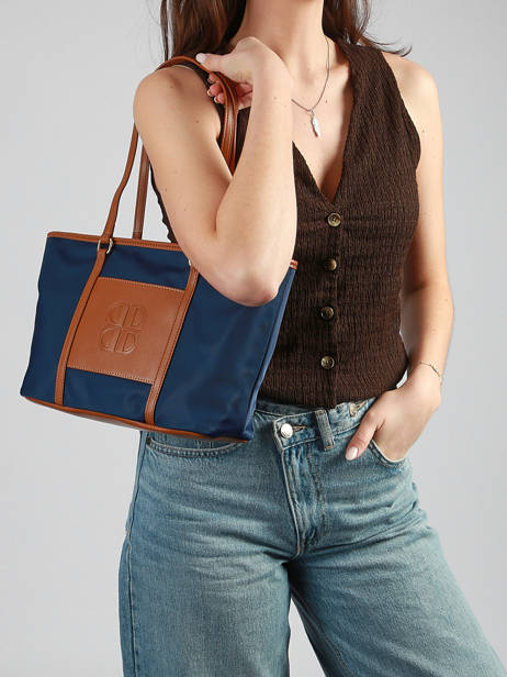 Small Nylon Fran Tote Bag Laurent david Blue ld bags 53 other view 1