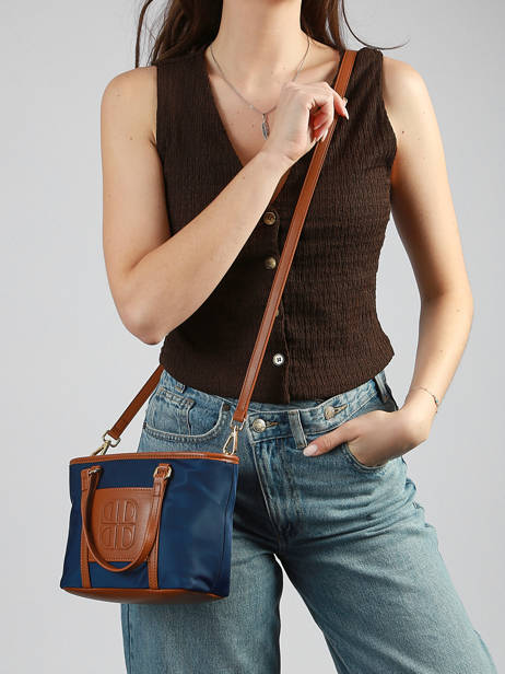 Nylon Fran Satchel Laurent david Blue ld bags 54 other view 1