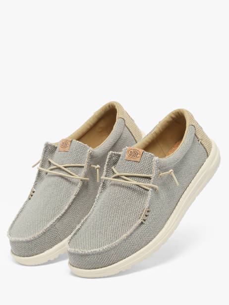 Mocassins Wally Braided Hey dude Bleu men 40003 vue secondaire 1