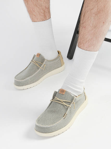 Moccasins Wally Braided Hey dude Blue men 40003 other view 1