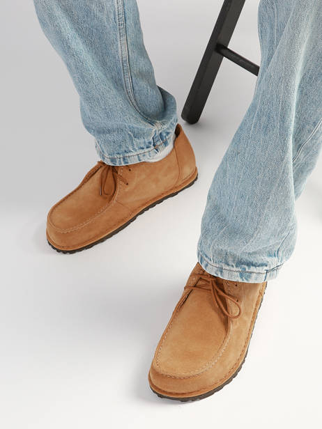 Derby Shoes Utti In Leather Birkenstock Brown men 1031546 other view 1