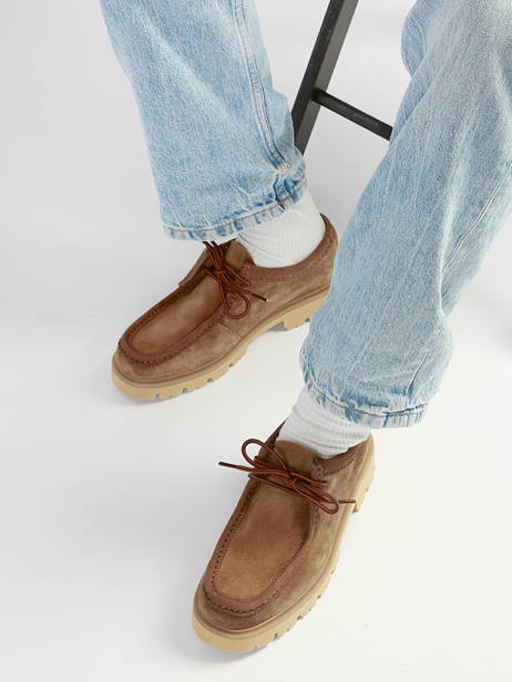 Derby Shoes In Leather Clarks Brown men 26186419 other view 1