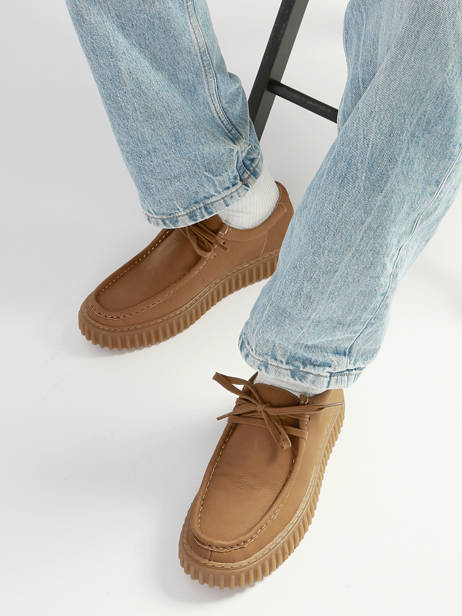 Derby Shoes In Leather Clarks Brown men 26186161 other view 1