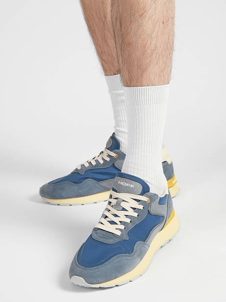 Sneakers In Leather Hoff Blue men 12602011 other view 1