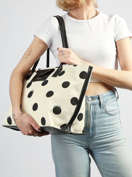 Sac Porté épaule Canvas Kba Lancaster Blanc canvas kba 50 vue secondaire 1