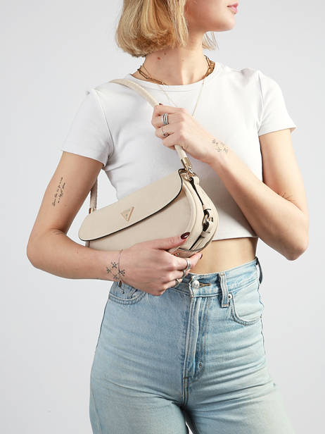 Shoulder Bag Danya Guess Beige danya SG991819 other view 1