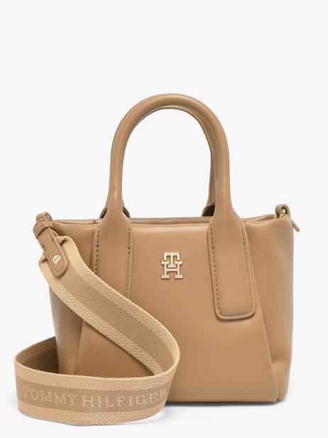 Sac Porté Main Th Essential Polyester Tommy hilfiger Beige th essential AW18371