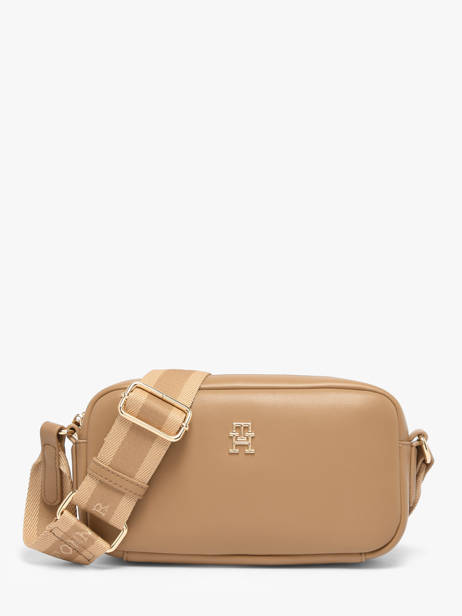 Shoulder Bag Th Essential Polyurethane Tommy hilfiger Beige th essential AW18370