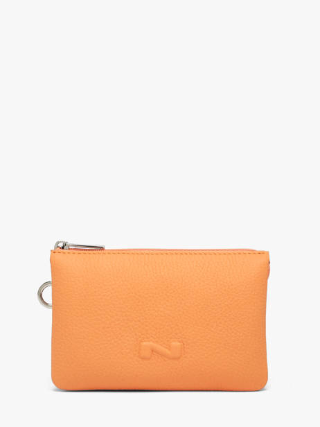 2-compartment Original Leather N Pouch Nathan baume Orange original n 283N