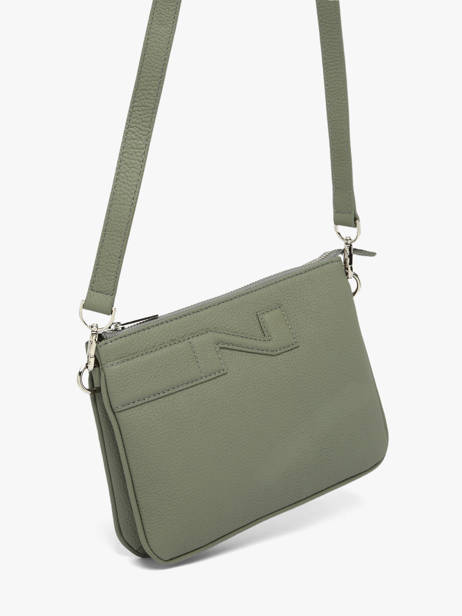 Leather Milano Crossbody Bag Nathan baume Green n city 3 other view 2