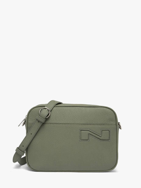 Sac Bandoulière N City Louvain Cuir Nathan baume Vert n city 7