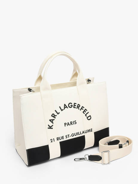 Handbag Rsg Cotton Karl lagerfeld White rsg A3W50025 other view 2