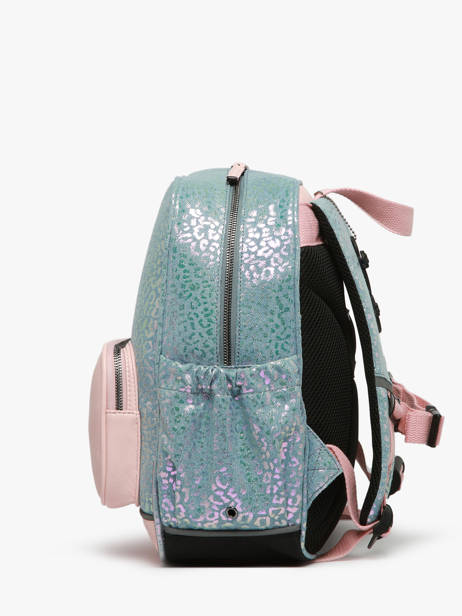 1 Compartment Backpack Cameleon Blue vintage fantasy PBVGSD33 other view 2