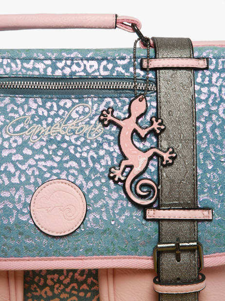 1 Compartment Backpack Cameleon Blue vintage fantasy PBVGSD33 other view 6