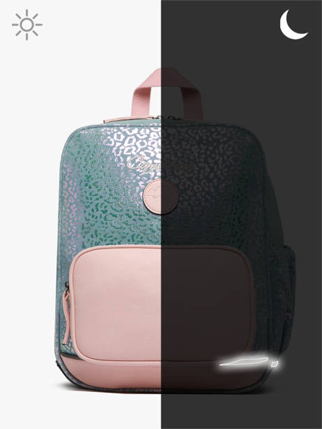 1 Compartment Backpack Cameleon Blue vintage fantasy PBVGSD33 other view 8