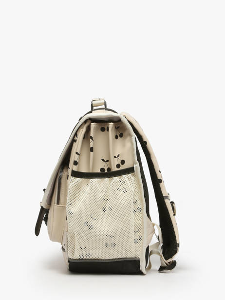 3-compartment Satchel Cameleon Beige vintage north PBVWCA41 other view 2