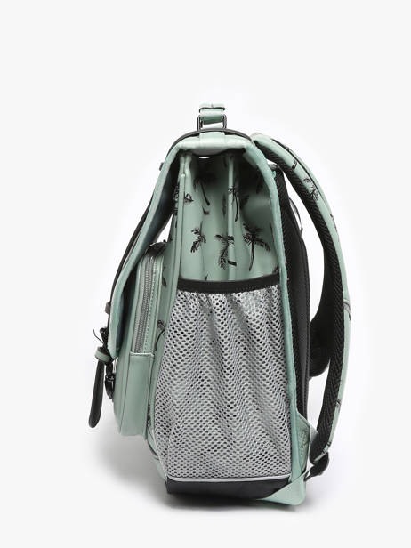 Sac à Dos 3 Compartiments Cameleon Vert vintage north PBVWSD39 vue secondaire 2