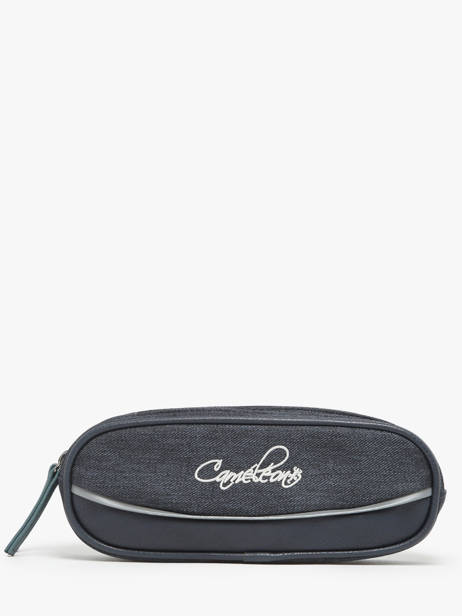 Trousse 2 Compartiments Cameleon Bleu vintage urban PBVBTROU