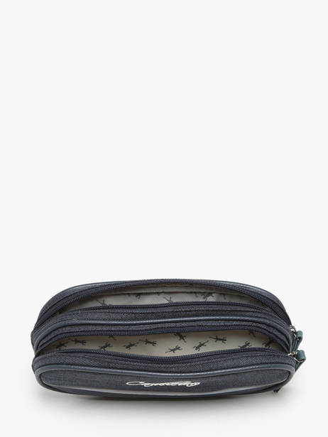 Trousse 2 Compartiments Cameleon Bleu vintage urban PBVBTROU vue secondaire 1