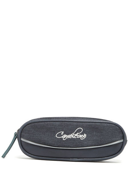 Trousse 2 Compartiments Cameleon Bleu vintage urban PBVBTROU vue secondaire 3