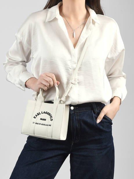 Xs Leather Rsg Crossbody Bag Karl lagerfeld White rsg B1W30042 other view 1