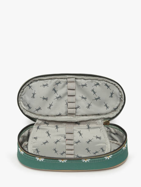 1 Compartment Pouch Vintage Fantasy Cameleon Green vintage fantasy PBVGPLUM other view 1