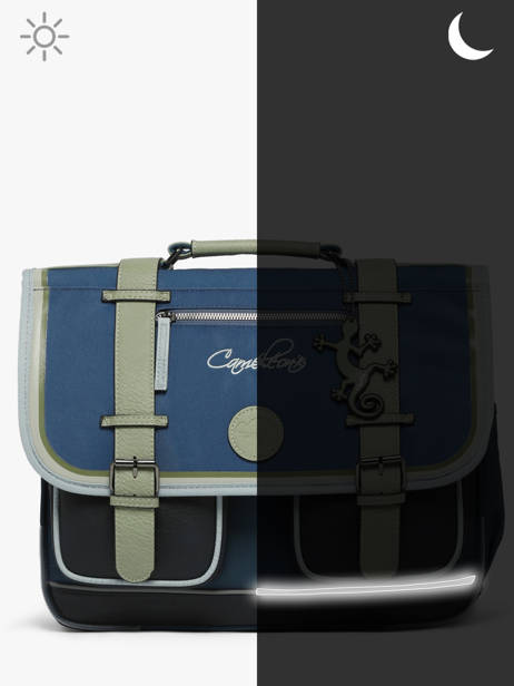 Satchel 2 Compartments Cameleon Blue vintage urban 27 other view 8